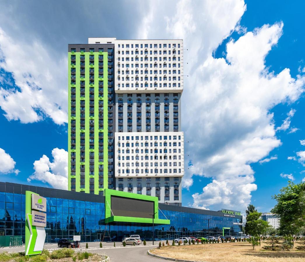 Flatrent Olympic Park, Метро Бориспільська Поруч! Kiev Buitenkant foto
